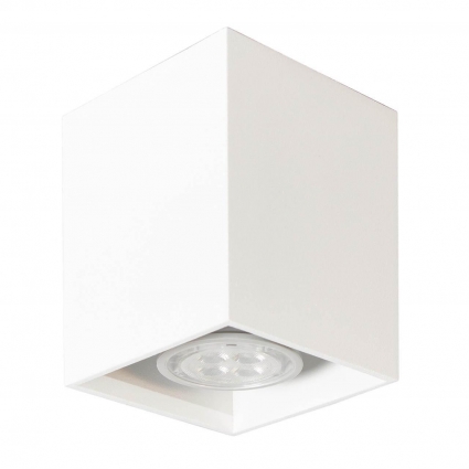 Потолочный светильник TopDecor Tubo8 SQ P1 10 в современном стиле, цвет белый