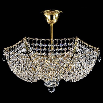 Потолочный светильник Artglass Priscila I. CE в стиле модерн, цвет латунь