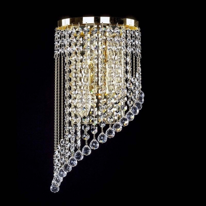Настенный светильник Artglass Gwen Left CE в классическом стиле, цвет латунь