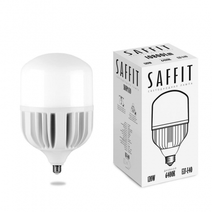 Лампа светодиодная Saffit E27-E40 120W 4000K матовая SBHP1120 55143 цвет белый