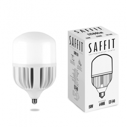 Лампа светодиодная Saffit E27-E40 150W 4000K матовая SBHP1120 55144 цвет белый