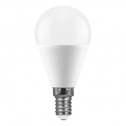 Лампа светодиодная Feron E14 13W 6400K матовая LB-950 38103 цвет белый
