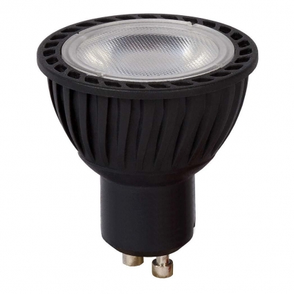 Лампа светодиодная диммируемая Lucide GU10 5W 3000K черная 49006/05/30 цвет черный