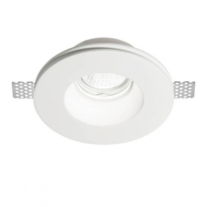 Встраиваемый светильник Ideal Lux Samba Round D74 150130 в современном стиле, цвет белый