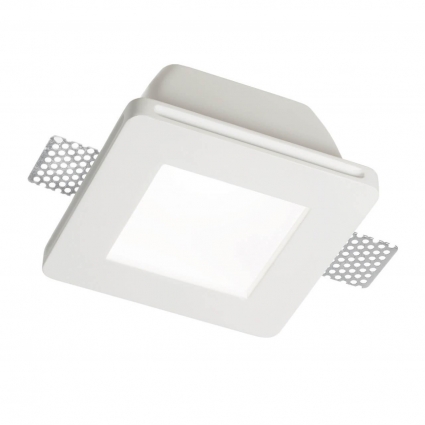 Встраиваемый светильник Ideal Lux Samba Square D77 150116 в современном стиле, цвет белый