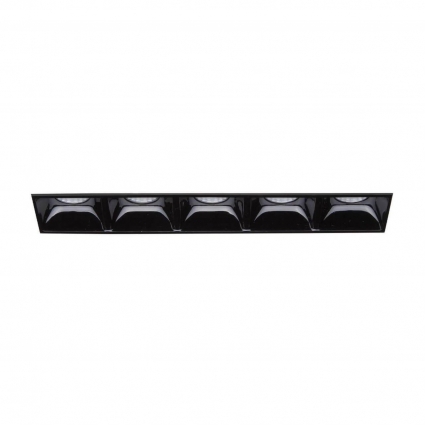 Встраиваемый светодиодный светильник Ideal Lux Lika 10W Trimless 206226 в стиле Хай-тек, цвет черный