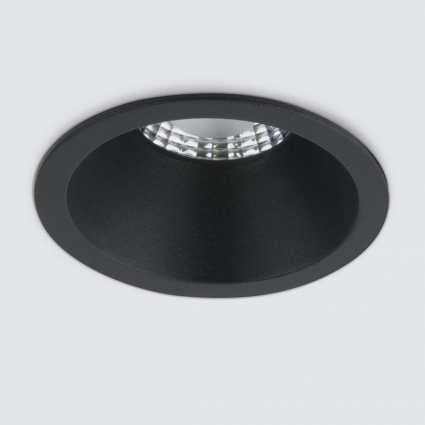 Встраиваемый светодиодный светильник Elektrostandard 15266/LED черный 4690389175534 в современном стиле, цвет черный