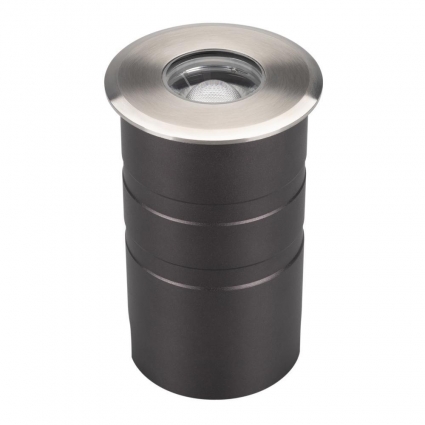 Ландшафтный светодиодный светильник Arlight ART-Ground-Zoom-R80-8W Warm3000 028065 в современном стиле, цвет серебро