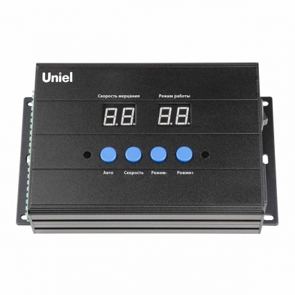 Контроллер DMX для RGB прожектора ULF-L52 Uniel ULC-L52 RGB/DC24V Black UL-00008371 в современном стиле, цвет черный