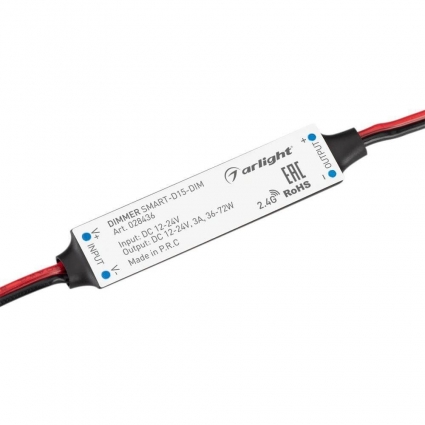 Диммер Arlight Smart-D15-Dim 028436 цвет белый, мощность 72 Вт