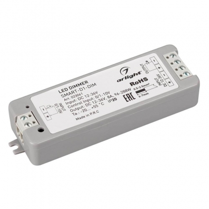 Диммер Arlight Smart-D1-Dim 023061 цвет серый, мощность 288 Вт