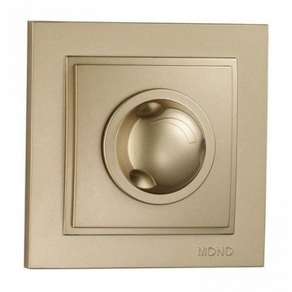 Диммер поворотный Mono Electric Despina титан 102-222205-134 в современном стиле, цвет титановый
