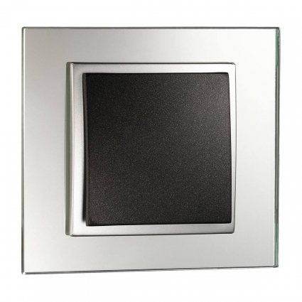 Рамка 1-постовая Mono Electric Style Glass зеркало 107-700000-160 в современном стиле, цвет зеркальный
