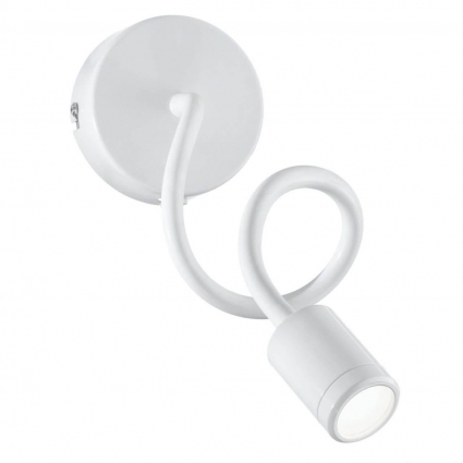 Светодиодный спот Ideal Lux Focus-1 Ap Bianco 097183 в стиле Хай-тек, цвет белый