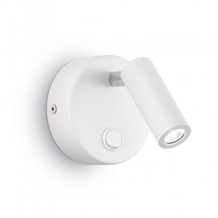 Спот Ideal Lux Page Ap Round Bianco 142586 в современном стиле, цвет белый