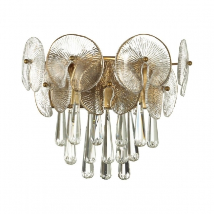Бра Odeon Light Semura 4984/2W в стиле модерн, цвет золотой, мощность 80 Вт