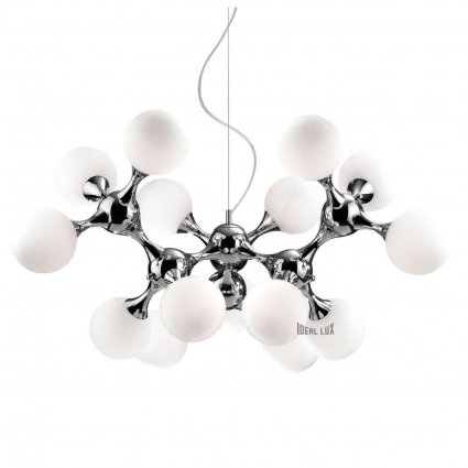 Подвесная люстра Ideal Lux Nodi Sp15 Bianco 082073 в стиле Хай-тек, цвет белый