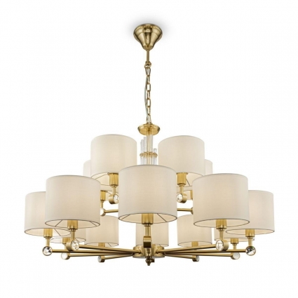 Подвесная люстра Maytoni Alloro MOD088PL-15BS цвет белый, мощность 600 Вт
