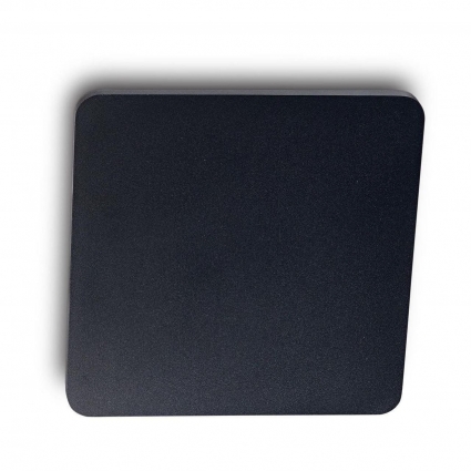 Настенно-потолочный светодиодный светильник Ideal Lux Cover Ap D20 Square Nero 195773 цвет черный, мощность 11 Вт
