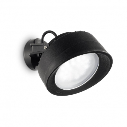 Уличный настенный светильник Ideal Lux Tommy AP Nero 4000K 145341 в современном стиле, цвет черный
