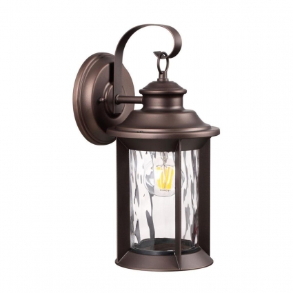 Уличный настенный светильник Odeon Light Mavret 4961/1W в классическом стиле, цвет коричневый