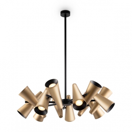 Подвесная люстра Maytoni Giro MOD095PL-14BS цвет латунь, мощность 700 Вт