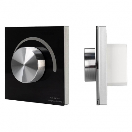 Панель управления Arlight Rotary Smart-P28-Dim Black 027102 в стиле Хай-тек, цвет черный