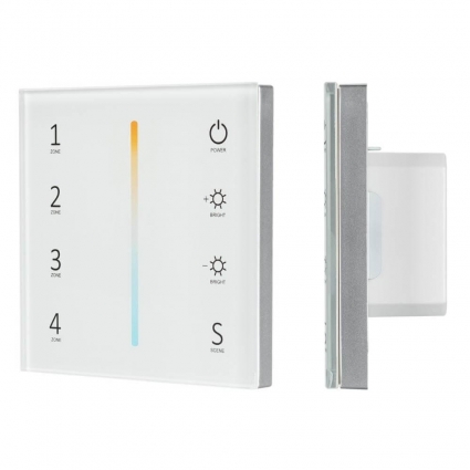 Панель управления Arlight Sens Smart-P38-Mix White 027118 в стиле Хай-тек, цвет белый