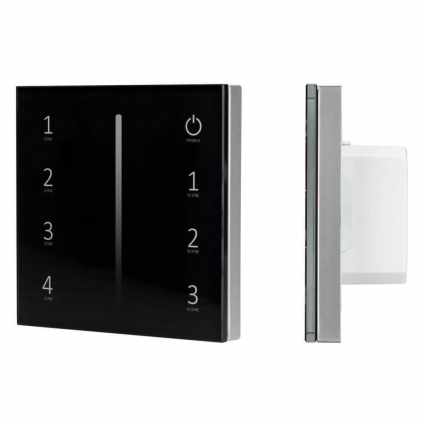 Панель управления Arlight Sens Smart-P41-Dim Black 028112 в стиле Хай-тек, цвет черный