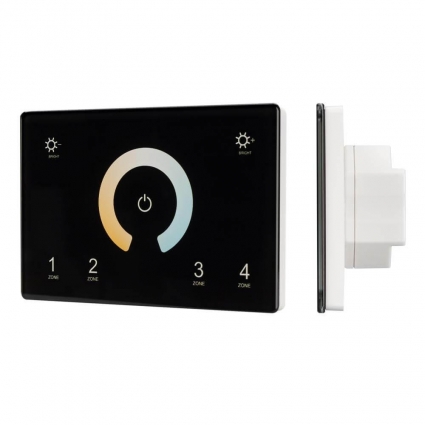 Панель управления Arlight Sens Smart-P81-Mix Black 028401 в стиле Хай-тек, цвет черный