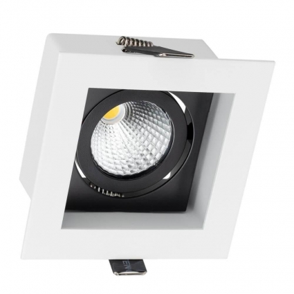 Встраиваемый светодиодный светильник Arlight CL-Kardan-S102x102-9W Warm 024126 в современном стиле, цвет белый