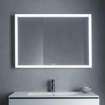 Зеркало Duravit L-Cube 100 прямоугольное, с подсветкой
