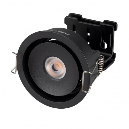 Встраиваемый светодиодный светильник Arlight CL-Simple-R78-9W Day4000 026871 в современном стиле, цвет черный