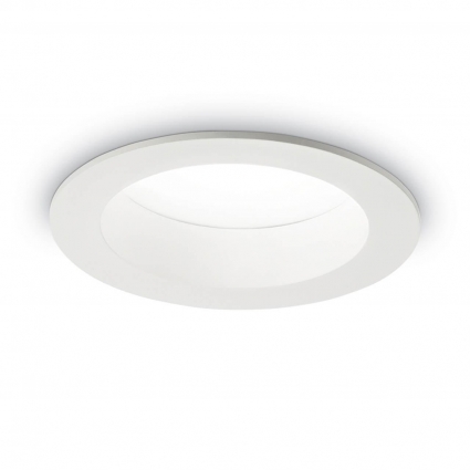 Встраиваемый светодиодный светильник Ideal Lux Basic Wide 10W 4000K 193403 в современном стиле, цвет белый