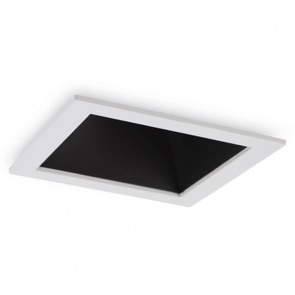Встраиваемый светодиодный светильник Ideal Lux Game Square Wh Bk 192352 в современном стиле, цвет белый