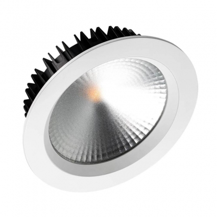 Встраиваемый светодиодный светильник Arlight LTD-187WH-Frost-21W Warm White 110deg 021069 в современном стиле, цвет белый
