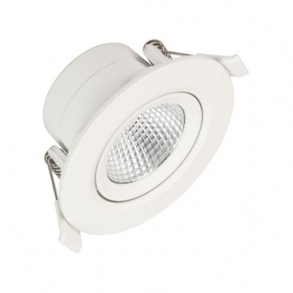 Встраиваемый светодиодный светильник Arlight LTD-Polar-Turn-R90-7W Day4000 032860 в современном стиле, цвет белый