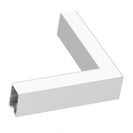 Подвесной светодиодный светильник Ideal Lux Fluo Corner 3000K Wh 191423 в современном стиле, цвет белый