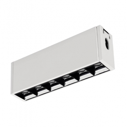 Потолочный светодиодный светильник Arlight Clip-38-Laser-S171-6W Day4000 028960 в современном стиле, цвет белый