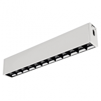 Потолочный светодиодный светильник Arlight Clip-38-Laser-S330-12W Day4000 029005 в современном стиле, цвет белый
