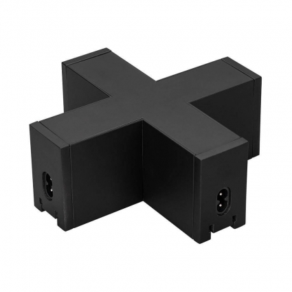 Коннектор X-образный Arlight Neo-Clip-38-Con-X-BK 026847 в современном стиле, цвет черный
