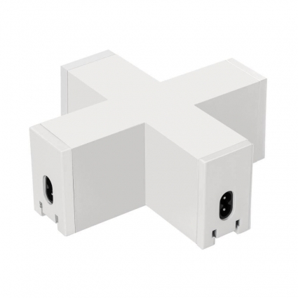 Коннектор X-образный Arlight Neo-Clip-38-Con-X-WH 028938 в современном стиле, цвет белый
