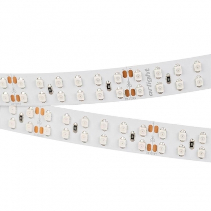 Светодиодная лента Arlight 19,2W/m 240LED/m 3528SMD желтый 5M 008774, цвет желтый, мощность 96 Вт
