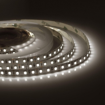 Светодиодная лента Apeyron 9,6W/m 120LED/m 3528SMD теплый белый 5M 32BL, цвет белый, мощность 48 Вт