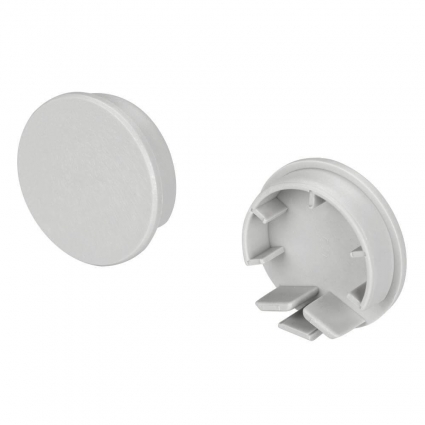 Заглушка Arlight Round-D30 глухая 025228 цвет серый