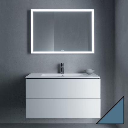Мебель для ванной Duravit L-Cube LC6242 103 голубой камень глянцевая, с ящиками