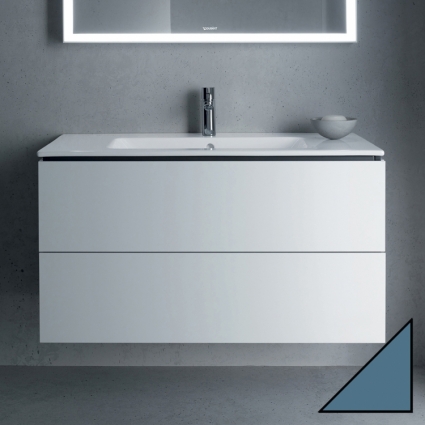 Тумба для комплекта Duravit L-Cube LC6242 103 голубой камень глянцевая, с ящиками