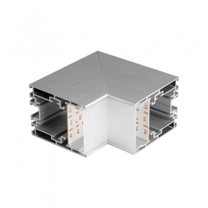 Коннектор L-образный Arlight S2-Line-5470-L90N внутренний 021256 цвет серый