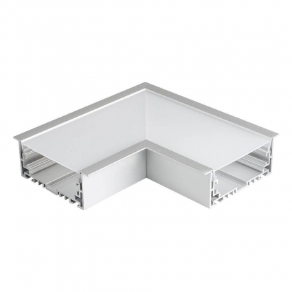 Коннектор L-образный Arlight S2-Line94-F-L90 прямой 021282 цвет серый