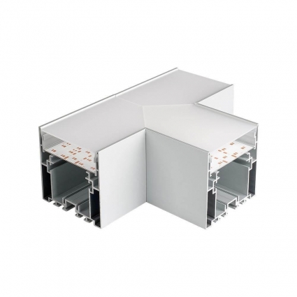 Коннектор T-образный Arlight S2-Line-7977-T90 тройной 021264 цвет серый